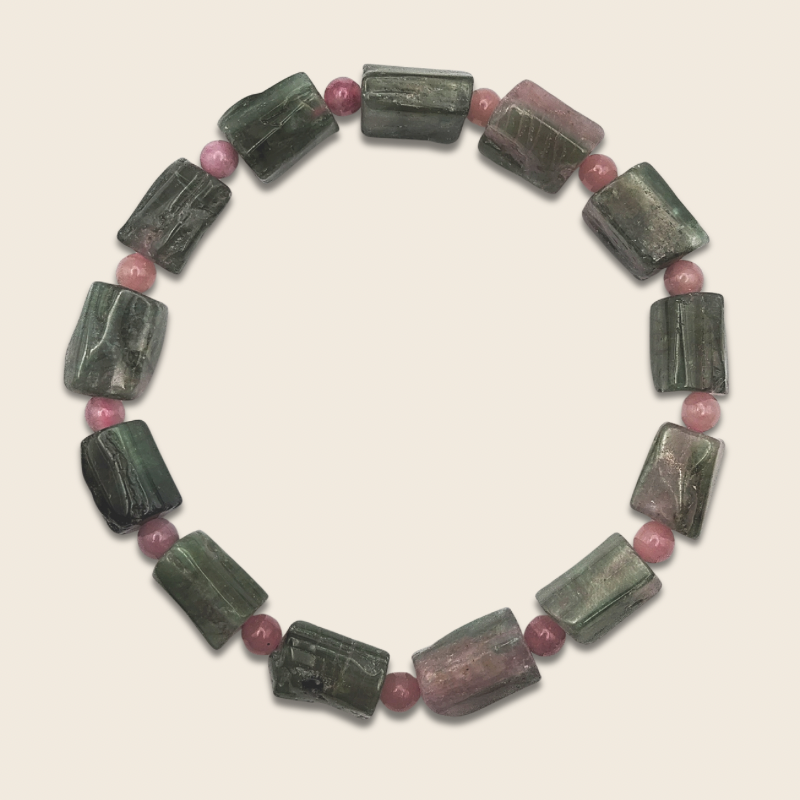 Watermelon Tourmaline Bracelet